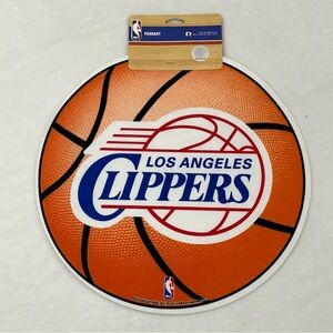 Los Angeles LA Clippers NBA Basketball Shape Rico Felt Pennant Banner Flag 15”